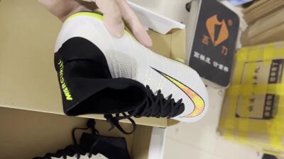 Nike Mercurial Superfly 4 Elite FG Football Boots - Silver/Black/Yellow
