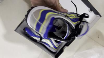 Nike Mercurial R9 TF Football Shoes - Silver/Blue/Yellow