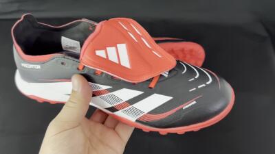 Adidas Predator Elite Foldover Tongue TF Football Shoes - Black/White/Red