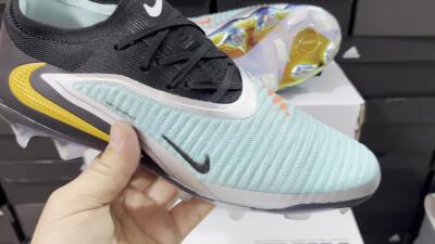 Nike Phantom 6 Low Elite FG Football Boots - Black/Jade/Silver