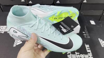 Nike Air Zoom Mercurial Superfly 10 Elite FG Football Boots - Jade/Black/White