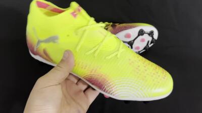 Puma Future 8 Ultimate MG Football Boots - Yellow/Pink/Black