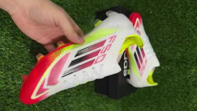 Adidas F50 Elite FG Football Boots - White/Red/Yellow