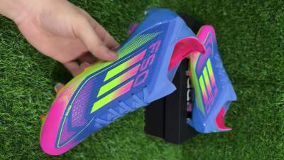 Adidas F50 Elite FG Football Boots - Blue/Yellow/Pink