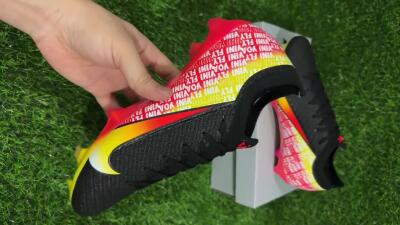 Nike Air Zoom Mercurial Vapor 16 Elite FG Football Boots - Black/Red/Yellow