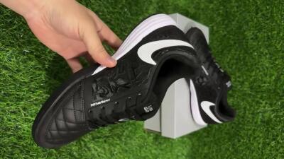 Nike Lunar Gato 2 IC Football Shoes - Black/White