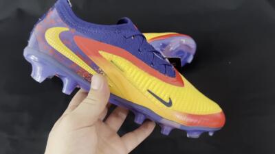 Nike Phantom 6 Elite Low FG Football Boots - Yellow/Red/Blue