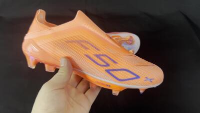 Adidas F50+ Lightstrike Pro Laceless FG Football Boots - Red/Blue/Silver