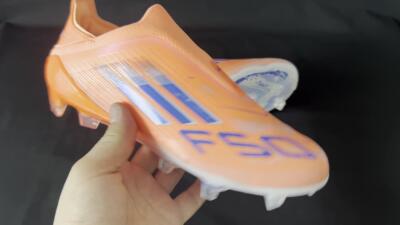 Adidas F50+ Elite Laceless FG Football Boots - Red/Blue/Silver