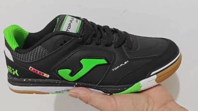 Joma Top Flex IC Football Shoes - Black/Yellow/Red