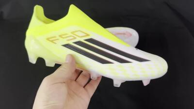Adidas F50 Elite FG Football Boots - Yellow/White/Black