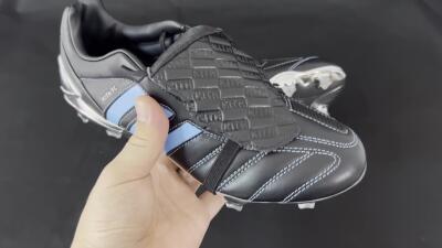 Adidas Predator 25 Elite Foldover Tongue FG Football Boots - Black/Blue/Silver