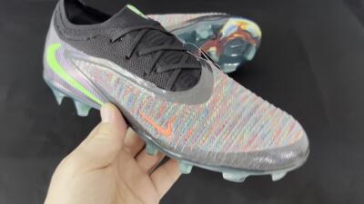 Nike Phantom 6 Elite Low FG Football Boots - Black/Yellow/Red