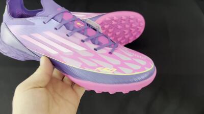 Adidas F50 Elite TF Football Shoes - Pink/Purple/Yellow