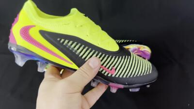Nike Phantom 6 Elite Low FG Football Boots - Yellow/Black/Pink