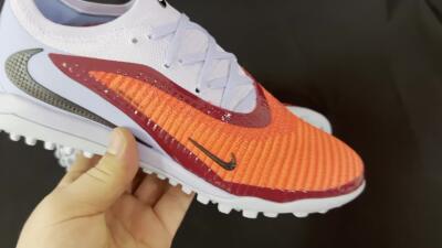 Nike Phantom 6 Elite TF Football Shoes - Red/Jade/Black