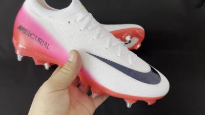 Nike Air Zoom Mercurial Vapor 16 Elite SG Football Boots - White/Black/Red