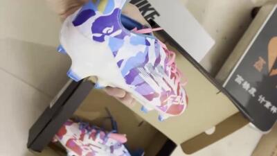 Adidas F50 Elite FG Football Boots - White/Bubblegum Pink/Denim Blue