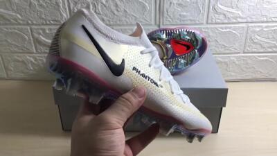 Nike Phantom GT 2 Elite FG Football Boots - White/Yellow/Black