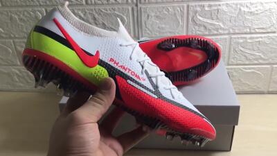 Nike Phantom GT 2 Elite FG Football Boots - White/Red/Green