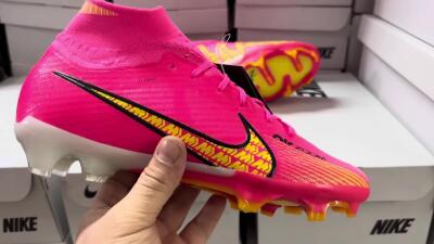 Nike Air Zoom Mercurial Superfly 9 Elite FG Football Boots - Red/Black/Yellow