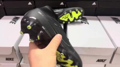 Nike Air Zoom Mercurial Superfly 9 Elite AG Football Boots - Black/Green