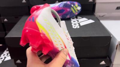 Adidas Predator FIFA World Cup Qatar 2022 Edge+ FG Football Boots - White/Red/Blue