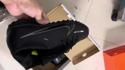 Nike Mercurial Vapor 15 Elite TF Football Shoes - Black