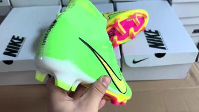 Nike Air Zoom Mercurial Superfly 9 Elite FG Football Boots - Green/Yellow/Black