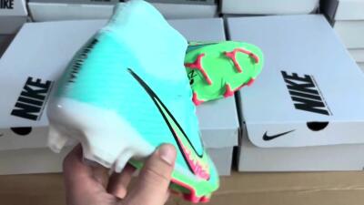 Nike Air Zoom Mercurial Superfly 9 Elite FG Football Boots - Blue/Green/Black