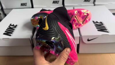 Nike Phantom GX Elite DF Link FG Football Boots - Pink/Black