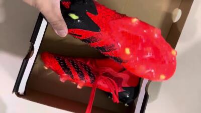 Adidas Predator Freak.1 FG Football Boots - Red/Black