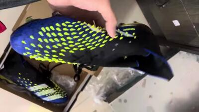 Adidas Predator Freak.1 FG Football Boots - Black/Blue/White