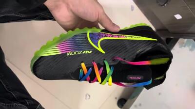 Nike Air Zoom Mercurial Superfly 9 Elite TF Football Shoes - Black/Green/Pink