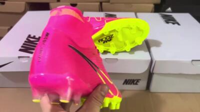 Nike Zoom Superfly 9 Elite SE AG Football Boots - Pink/Green