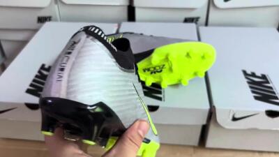 Nike Air Zoom Vapor 15 Elite SE AG Football Boots - Silver/Green/Black