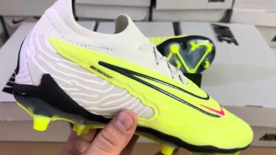 Nike Phantom GX Elite FG Football Boots - White/Green/Black