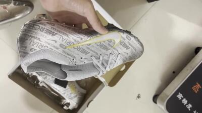 Nike Air Zoom Mercurial Vapor 15 Elite FG Football Boots - Sliver/Gold/Rainbow