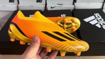 Adidas X Speedportal+ FG Football Boots - Orange/Black/Gold