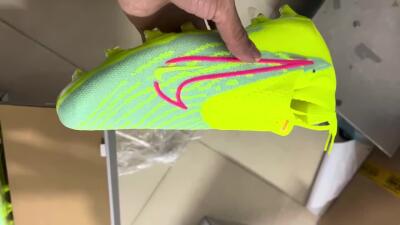 Nike Phantom GX DF Elite FG Football Boots - Green/Yellow/Red