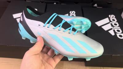 Adidas X Speedportal.1 FG Football Boots - Grey/Blue/Black