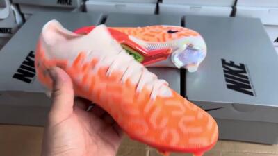 Nike Air Zoom Mercurial Vapor 15 Elite FG Football Boots - Orange/Black/Purple