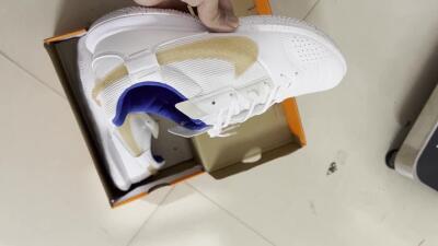 Nike Street Gato IC Football Shoes - White/Pink/Blue