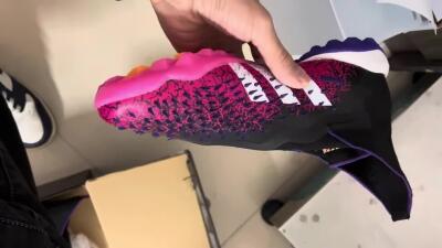 Adidas Predator Freak+ TF Football Shoes - Black/Purple/Pink