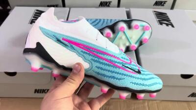 Nike Phantom GX Elite AG Football Boots - Blue/Pink/White