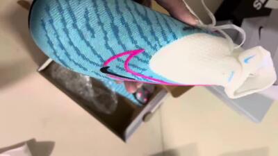 Nike Phantom GX Elite DF AG Football Boots - Blue/Black/White/Pink