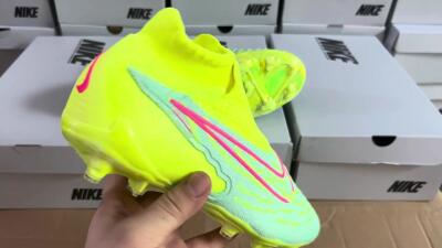 Nike Phantom GX Elite DF FG Football Boots - Blue/Green/Pink