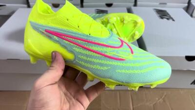 Nike Phantom GX Elite FG Football Boots - Blue/Green/Pink