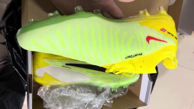 Nike Phantom GX Elite FG Football Boots - Green/Black/Yellow
