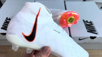 Nike Phantom Luna Elite FG Football Boots - White/Black/Orange